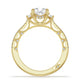 Cushion 3-Stone Engagement Ring