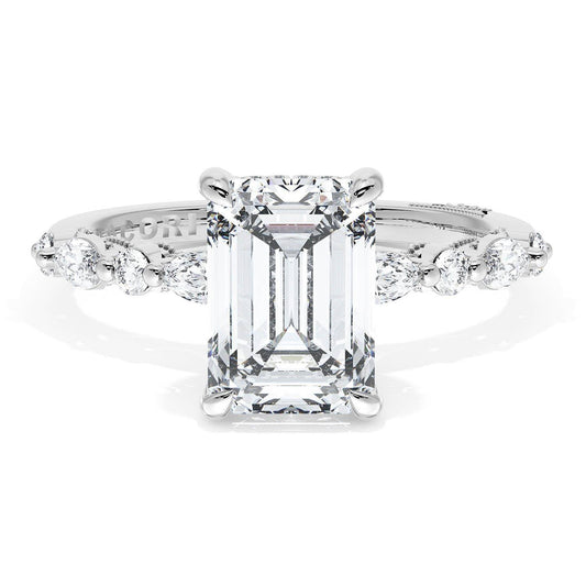 Emerald Solitaire Engagement Ring