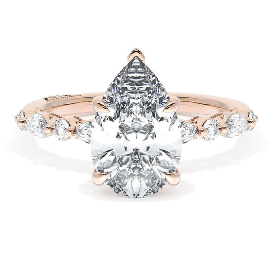 Pear Solitaire Engagement Ring