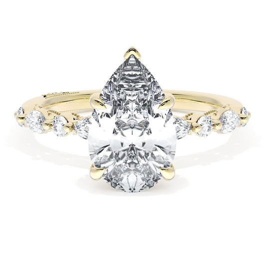 Pear Solitaire Engagement Ring