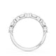 Marquise and Round Diamond Wedding Band, 2.80mm
