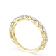 Marquise and Round Diamond Wedding Band, 2.80mm