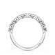Carr������ and Round Diamond Wedding Band, 3.70mm