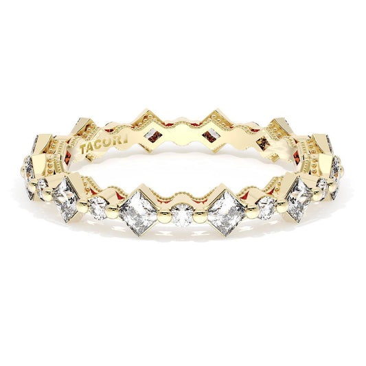 Carr������ and Round Diamond Wedding Band, 3.70mm