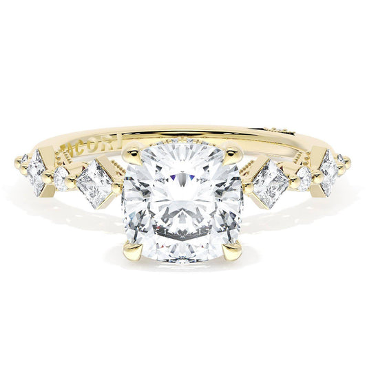 Cushion Solitaire Engagement Ring