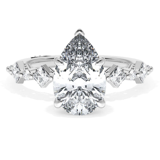 Pear Solitaire Engagement Ring