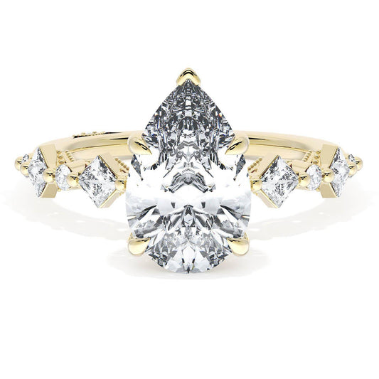 Pear Solitaire Engagement Ring
