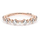 Carr������ and Round Diamond Wedding Band, 4.00mm