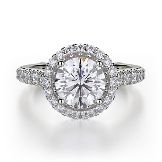 MICHAEL M Platinum Engagement Ring R440-1-5-PT