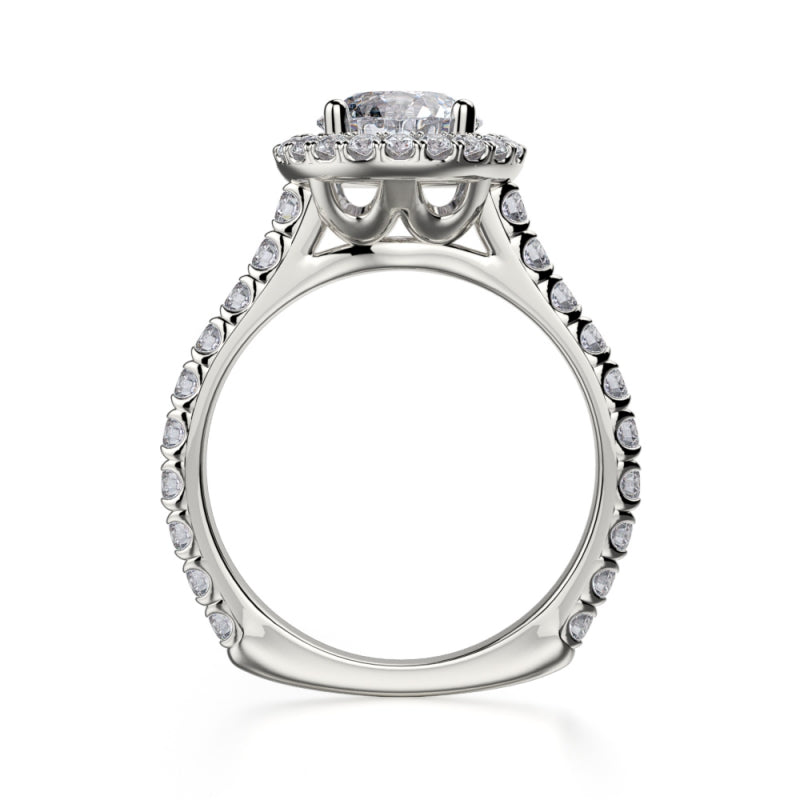 MICHAEL M Platinum Engagement Ring R440-1-5-PT