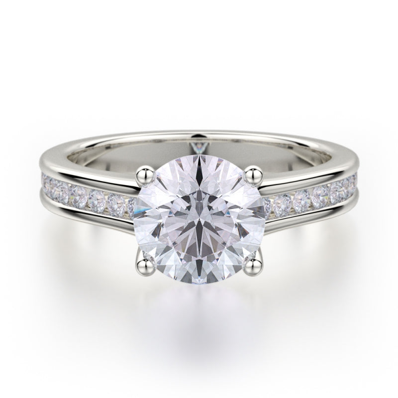 MICHAEL M Platinum Engagement Ring R461-2-PT