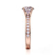 MICHAEL M 18k Rose Gold Engagement Ring R461-2-18R
