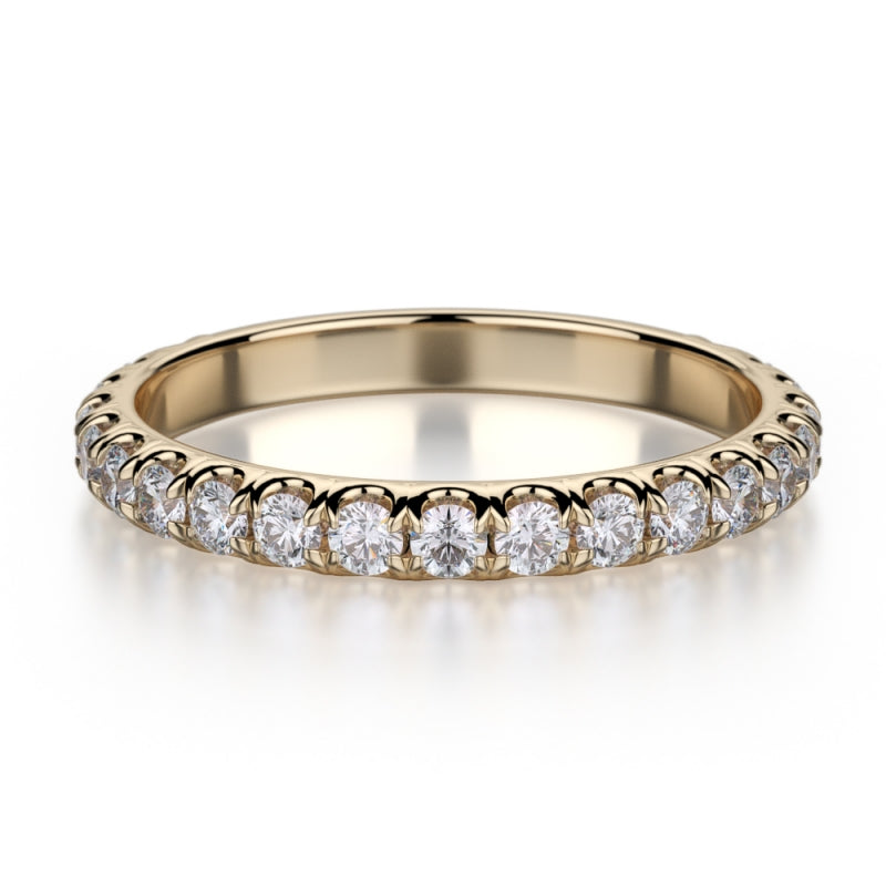MICHAEL M 18k Yellow Gold Wedding Band R320B-18Y