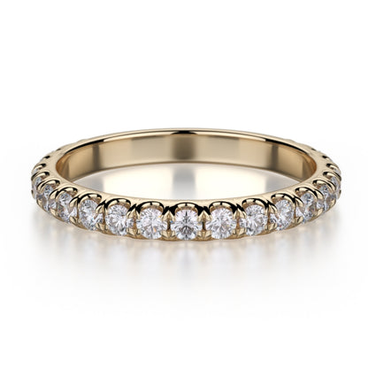 MICHAEL M 18k Yellow Gold Wedding Band R320B-18Y