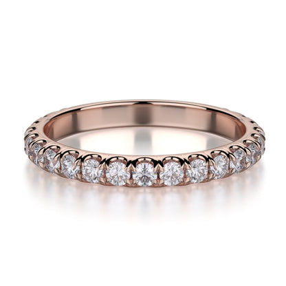 MICHAEL M 18k Rose Gold Wedding Band R320B-18R
