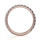 MICHAEL M 18k Rose Gold Wedding Band R320B-18R