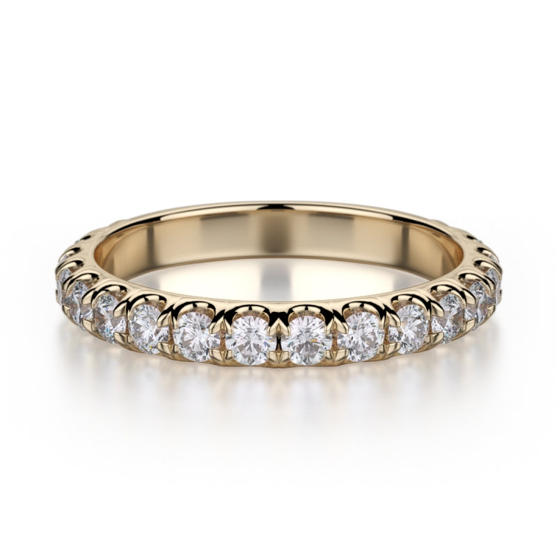 MICHAEL M 18k Yellow Gold Wedding Band R320LB-18Y