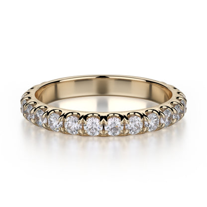 MICHAEL M 18k Yellow Gold Wedding Band R320LB-18Y