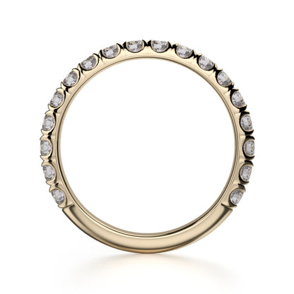 MICHAEL M 18k Yellow Gold Wedding Band R320LB-18Y