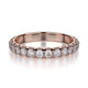 MICHAEL M 18k Rose Gold Wedding Band R320LB-18R