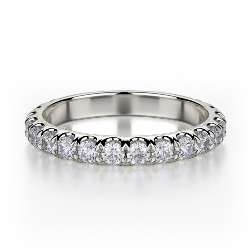 MICHAEL M Platinum Wedding Band R440B-PT