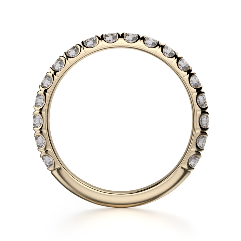 MICHAEL M 18k Yellow Gold Wedding Band R440B-18Y