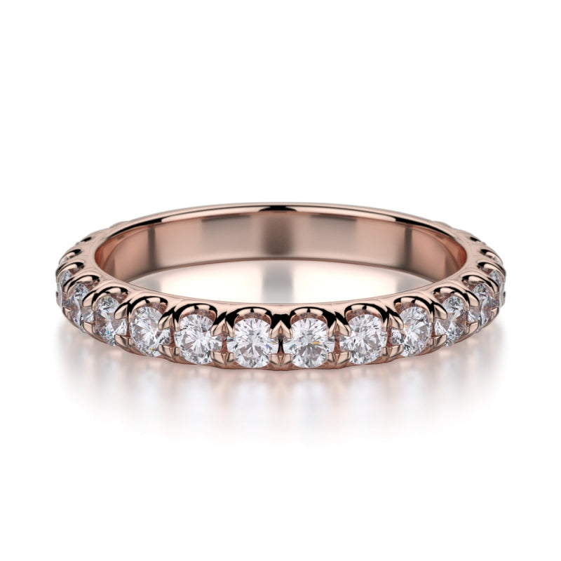 MICHAEL M 18k Rose Gold Wedding Band R440B-18R