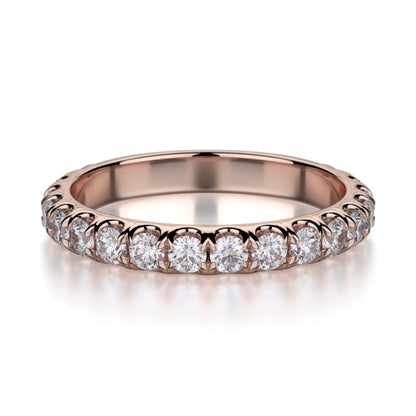 MICHAEL M 18k Rose Gold Wedding Band R440B-18R