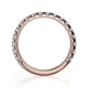 MICHAEL M 18k Rose Gold Wedding Band R440B-18R