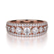 MICHAEL M 18k Rose Gold Wedding Band R306B-18R
