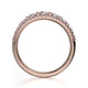 MICHAEL M 18k Rose Gold Wedding Band R306B-18R