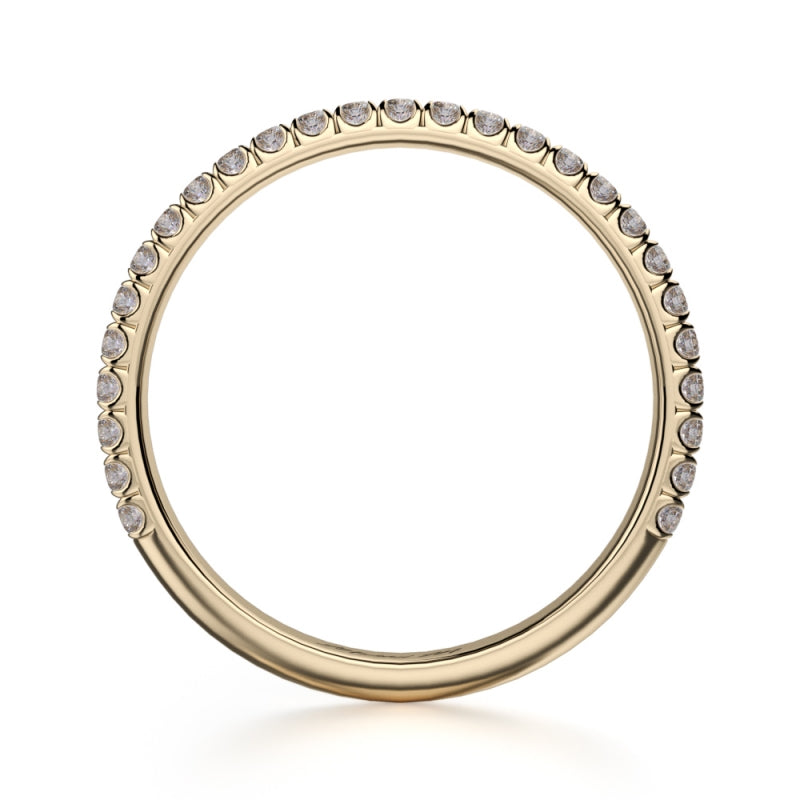 MICHAEL M 18k Yellow Gold Wedding Band R483B-18Y