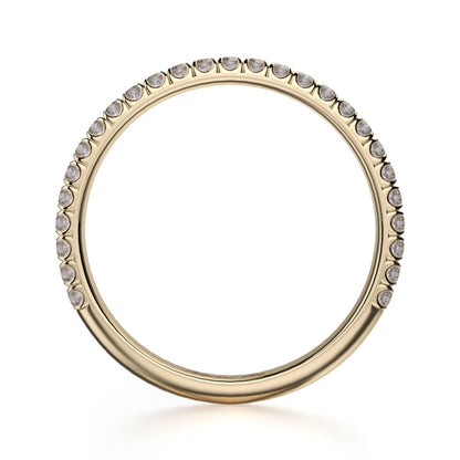 MICHAEL M 18k Yellow Gold Wedding Band R483B-18Y
