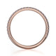 MICHAEL M 18k Rose Gold Wedding Band R483B-18R