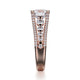 MICHAEL M 18k Rose Gold Engagement Ring R306S-1-5-18R
