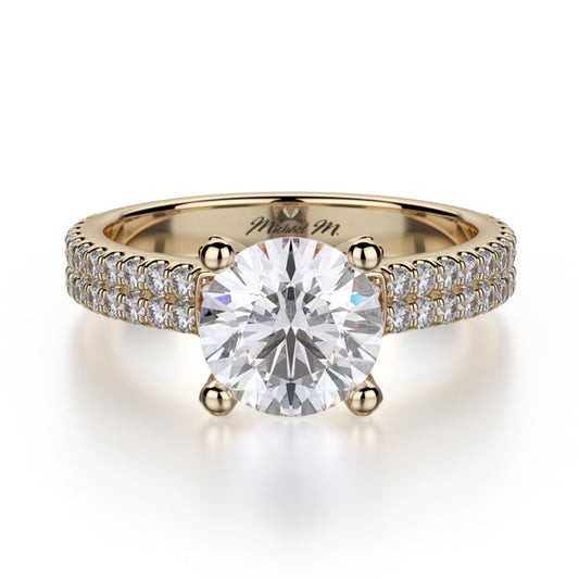 MICHAEL M 18k Yellow Gold Engagement Ring R483-1-18Y