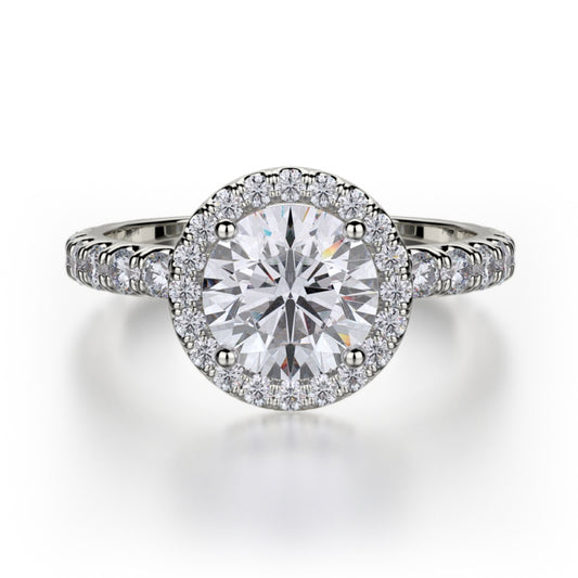 MICHAEL M Platinum Engagement Ring R494-1-PT