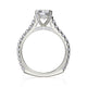 MICHAEL M 18k White Gold Engagement Ring R655S-1-18W