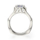 MICHAEL M 18k White Gold Engagement Ring R657-2-18W