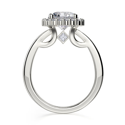 MICHAEL M Platinum Engagement Ring R673-1-5-PT
