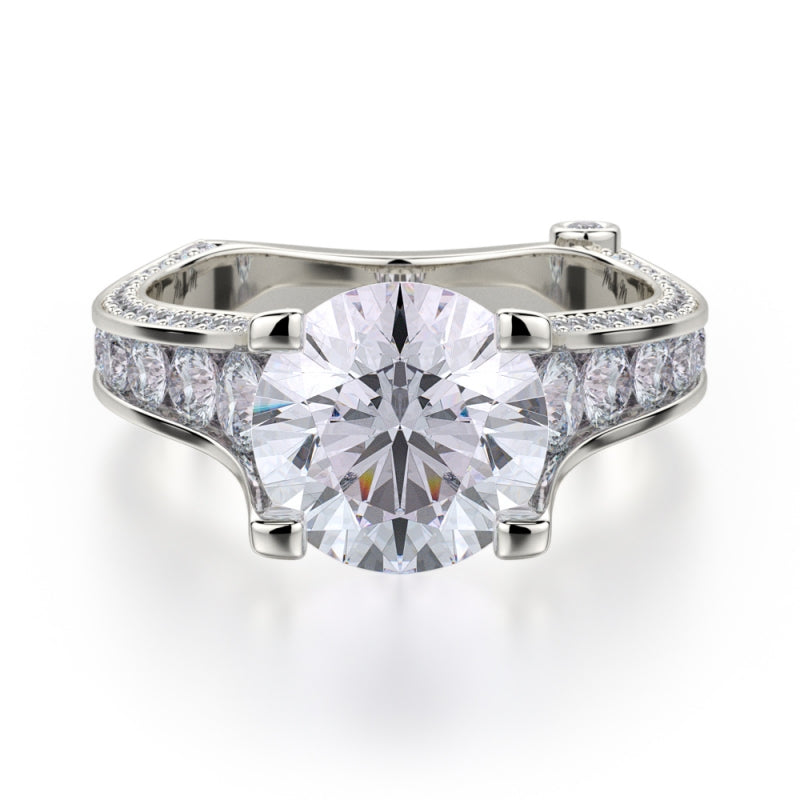 MICHAEL M Platinum Engagement Ring R675-2-PT