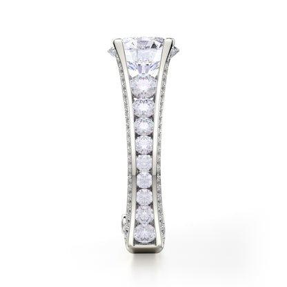 MICHAEL M Platinum Engagement Ring R675-2-PT
