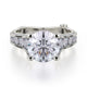 MICHAEL M 18k White Gold Engagement Ring R675-2-18W