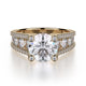 MICHAEL M 18k Yellow Gold Engagement Ring R679-2-18Y