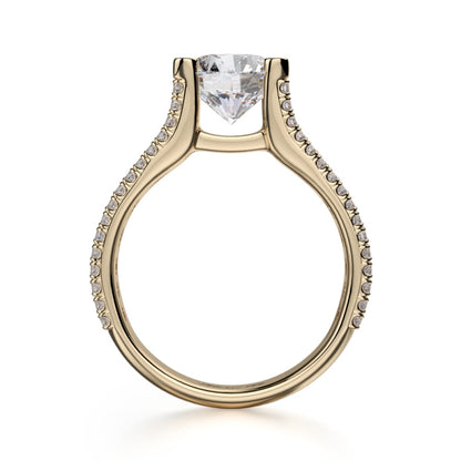 MICHAEL M 18k Yellow Gold Engagement Ring R679-2-18Y