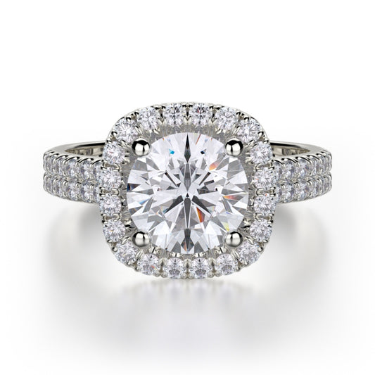 MICHAEL M Platinum Engagement Ring R683-1-5-PT