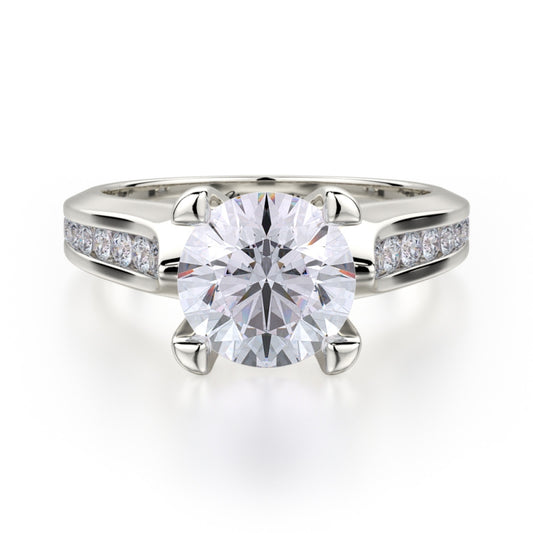 MICHAEL M Platinum Engagement Ring R684-1-5-PT