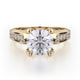 MICHAEL M 18k Yellow Gold Engagement Ring R684-1-5-18Y