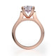 MICHAEL M 18k Rose Gold Engagement Ring R684-1-5-18R