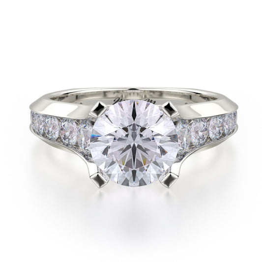 MICHAEL M Platinum Engagement Ring R687-2-PT